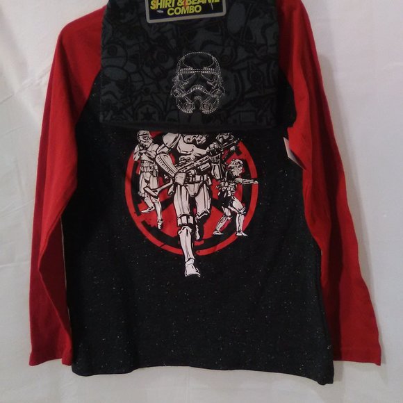 Star Wars Boy's 2 Piece Tee & Beanie Combo Set Size XS 4/5 ( NWT ) - Picture 4 of 4